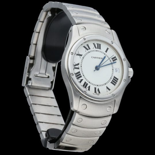 Montre Cartier Montre Santos Ronde 58 Facettes MT41529