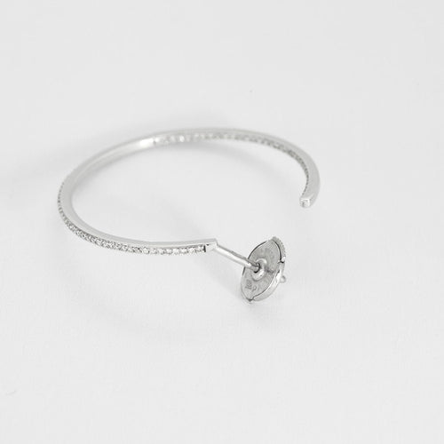 Boucles d'oreilles Messika Boucles d'oreilles Gatsby en Or blanc 18k 58 Facettes 250325