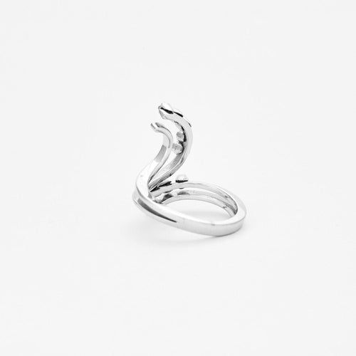 Bague 55 Bague en or blanc et diamants 58 Facettes 2561