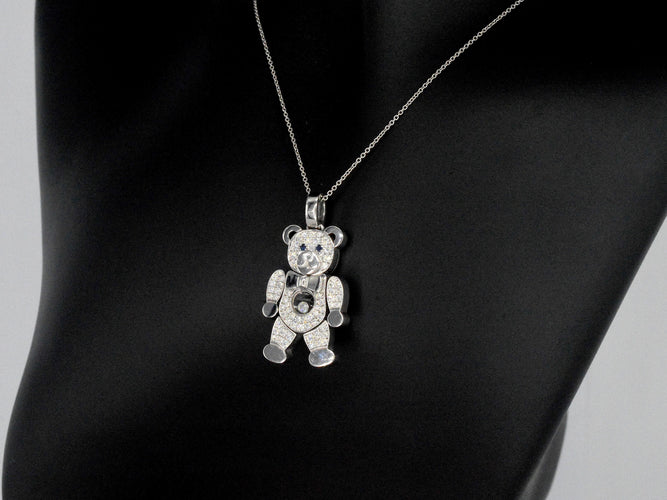 Pendentif Chopard - Pendentif Happy Diamonds Teddy Bear en or jaune 18k et diamants 58 Facettes 4142