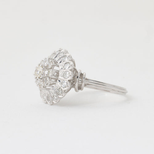 Bague 58 Bague diamants vintage 58 Facettes