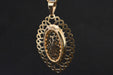 Pendentif Pendentif Médaillon Antique en Or 18 Carats 58 Facettes