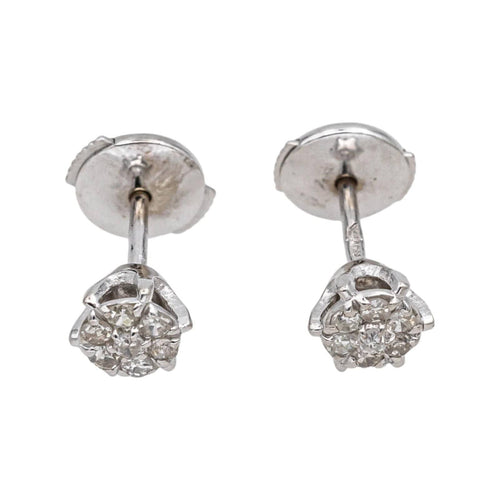 Boucles d'oreilles Boucles d'oreilles  Puces Or blanc Diamant 58 Facettes 4870153CN