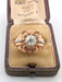 Bague Bague en or rose avec motif floral avec diamant 58 Facettes