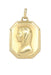 Pendentif Médaille or jaune notre dame de lourdes 58 Facettes 092501