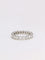 Bague 58 Alliance américaine en or blanc et diamants 4 ct 58 Facettes J47