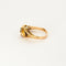 Bague 55 Bague jonc or jaune 58 Facettes CLA0434