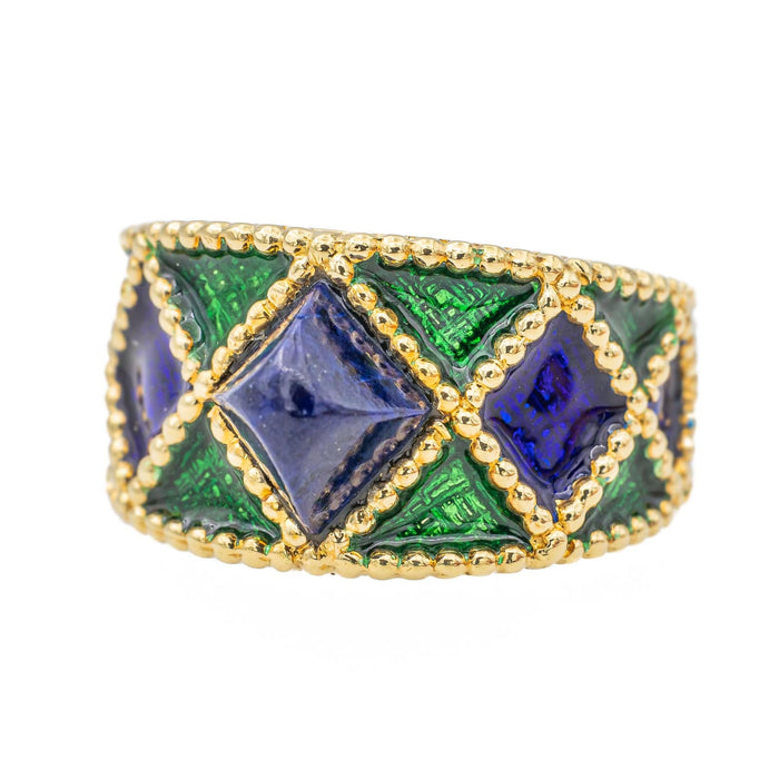 Bague 51 Fred Bague Or jaune Lapis Lazuli 58 Facettes 3402308CN