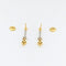 Boucles d'oreilles Boucles d'oreilles pendantes 2 or, diamants et saphirs 58 Facettes 32644