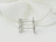 Boucles d'oreilles Puces d'oreilles en or blanc et diamants 58 Facettes 33410