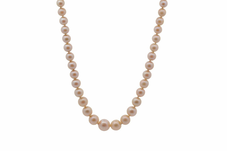 Collier Collier perles de culture et fermoir en or blanc 58 Facettes 27158