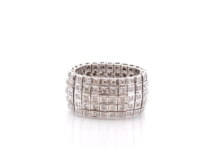Bague 53 Bague d'occasion diamants en or 58 Facettes 27197