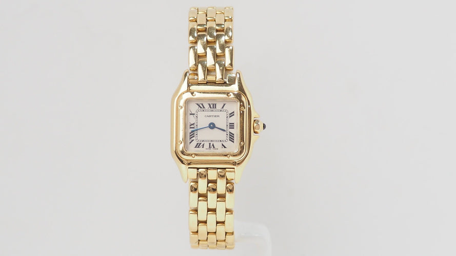 Montre Montre Cartier Panthère en or jaune 58 Facettes 32981