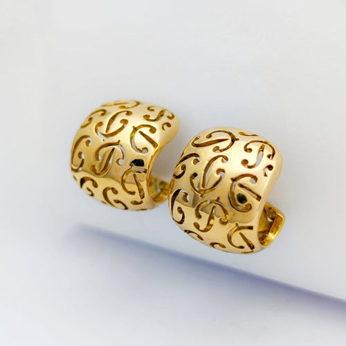 Boucles d'oreilles Boucles d'oreilles Poiray en or jaune 58 Facettes 32188