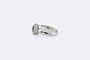 Bague 48 Bague en or blanc avec diamants et saphir 58 Facettes ANL649
