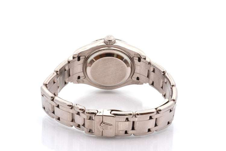 Montre Montre Rolex Pearlmaster diamants en or 18k 58 Facettes 27802dv