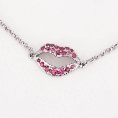 Bracelet Bracelet Or Blanc Saphirs Roses STEFFERE Haute Joaillerie 58 Facettes