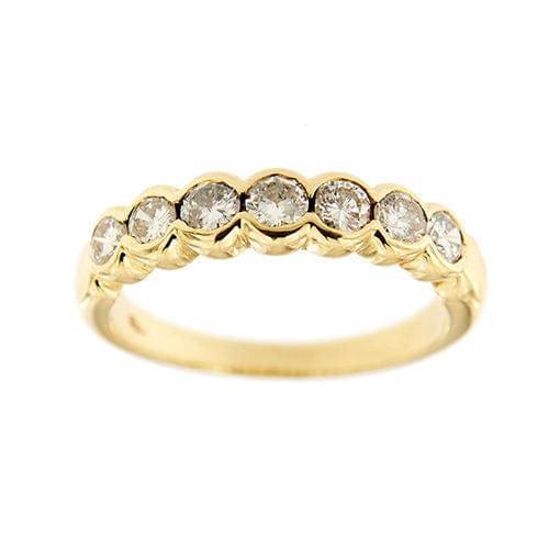 Bague Riviera avec diamants de 0,58 ct