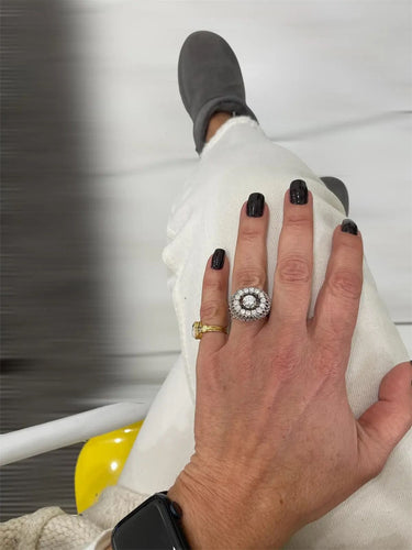 Bague 50 Bague Bombe en Diamant Vintage 58 Facettes