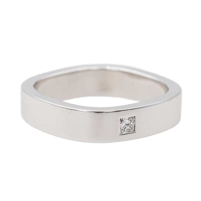 Bague Solitaire Or blanc Diamant