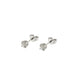 Boucles d'oreilles Boucles d'oreilles point lumineux avec diamants de 0,46 ct 58 Facettes 123