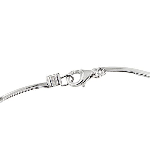 Bracelet Bracelet segmenté en or blanc avec diamants 58 Facettes 23296