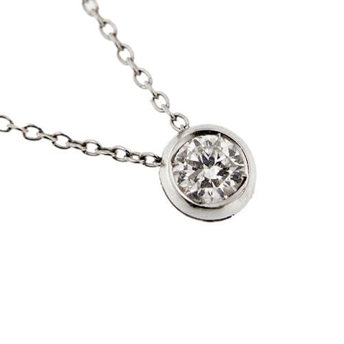 Collier Collier Point Light avec diamant de 0,21 ct 58 Facettes 174