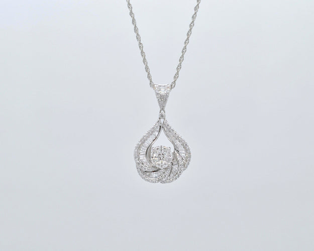 Collier Collier avec diamants Ct 2,60 58 Facettes