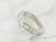 Bague 50 Demi alliance en or blanc et diamants 1.06cts 58 Facettes 33182