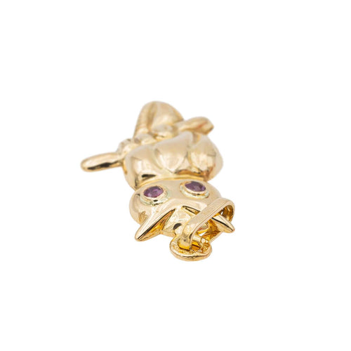 Pendentif Pendentif Hibou Or jaune Rubis 58 Facettes 3260662CN