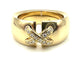 Bague 56 CHAUMET. Collection "Liens", bague or jaune 18K et diamants 58 Facettes