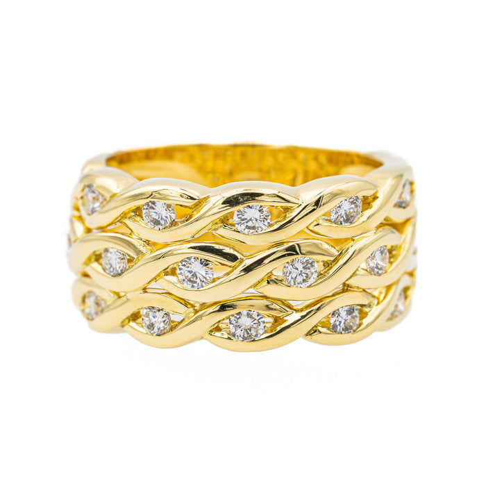 Bague Or jaune Diamant