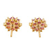 Boucles d'oreilles Boucles d'oreilles Or jaune Rubis 58 Facettes 3455903CN