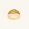 Bague en or jaune et diamants