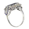 Bague 59 Déco Transitionnelle : Bague Saphir et Diamant 58 Facettes 21061-0267
