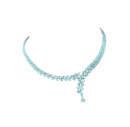Collier Cocktail rivière diamant collier diamants poires 58 Facettes 330