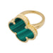 Bague 49 Bague Van Cleef & Arpels "Magic Alhambra" en or jaune, malachite. 58 Facettes 33693