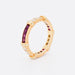 Bague Cartier - Bague Alliance Contessa Vintage en Or Jaune et Blanc, Diamants, Rubis 58 Facettes 350