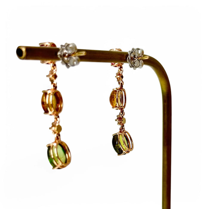 Boucles d'oreilles Boucles d'oreilles tourmaline 58 Facettes REF24085-248