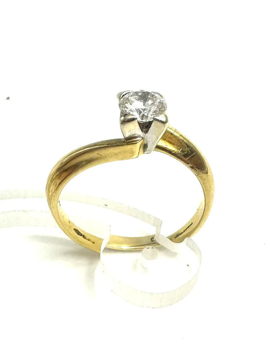 Bague Bague solitaire Salvini en or jaune et diamant 58 Facettes