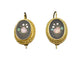 Boucles d'oreilles Dormeuses Époque Victorienne Céramique 58 Facettes A10546