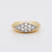 Bague OJ PERRIN - Bague jonc or blanc platine diamants 58 Facettes 33