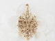 Pendentif Broche pendentif en or jaune, emeraude et perles de culture 58 Facettes 33147