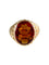 Bague 51 Bague Godron Or Jaune Citrine Madère 58 Facettes