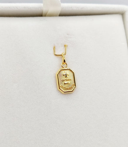 Pendentif AUGIS - Pendentif médaille d'amour or "+ qu'hier - que demain"- L’Exclusive 58 Facettes J10791X000