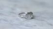 Bague Bague Art Deco Diamants Or Blanc et Platine 58 Facettes