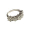 Bague 54 Bague bandeau moderne en or avec diamants 58 Facettes Q65B