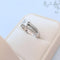 Bague 53.5 Bague de fiançailles Diamants 1,16 carat Or gris 58 Facettes AA 1744