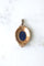 Pendentif Médaillon Ancien Scarabée Lapis Lazuli Diamants et Perles 58 Facettes