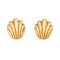 Tiffany & Co - Boucles d'oreilles coquillage vintage en or jaune